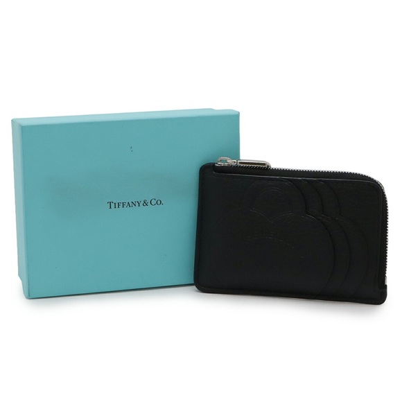 Tiffany & Co.Return to Tiffany Leather Cardholder Coin Case Zippy NWT